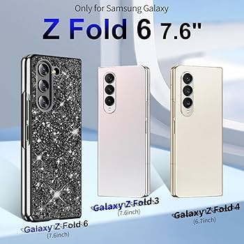 GALAXYＺfold6 Amazon.com: Z Fold 6 Glitter Case for Samsung Galaxy Z Fold6